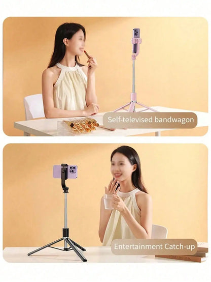 SkyReach™ 1700mm Wireless Selfie Stick Tripod – Extendable Phone Tripod with Remote