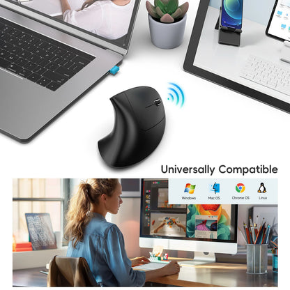 ErgoLift™ Vertical Wireless Mouse