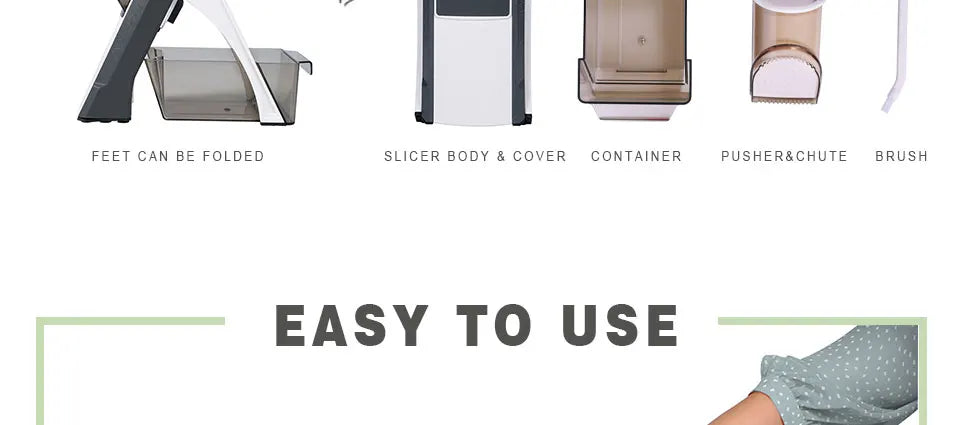 SliceMaster™ Multifunction Mandoline Slicer