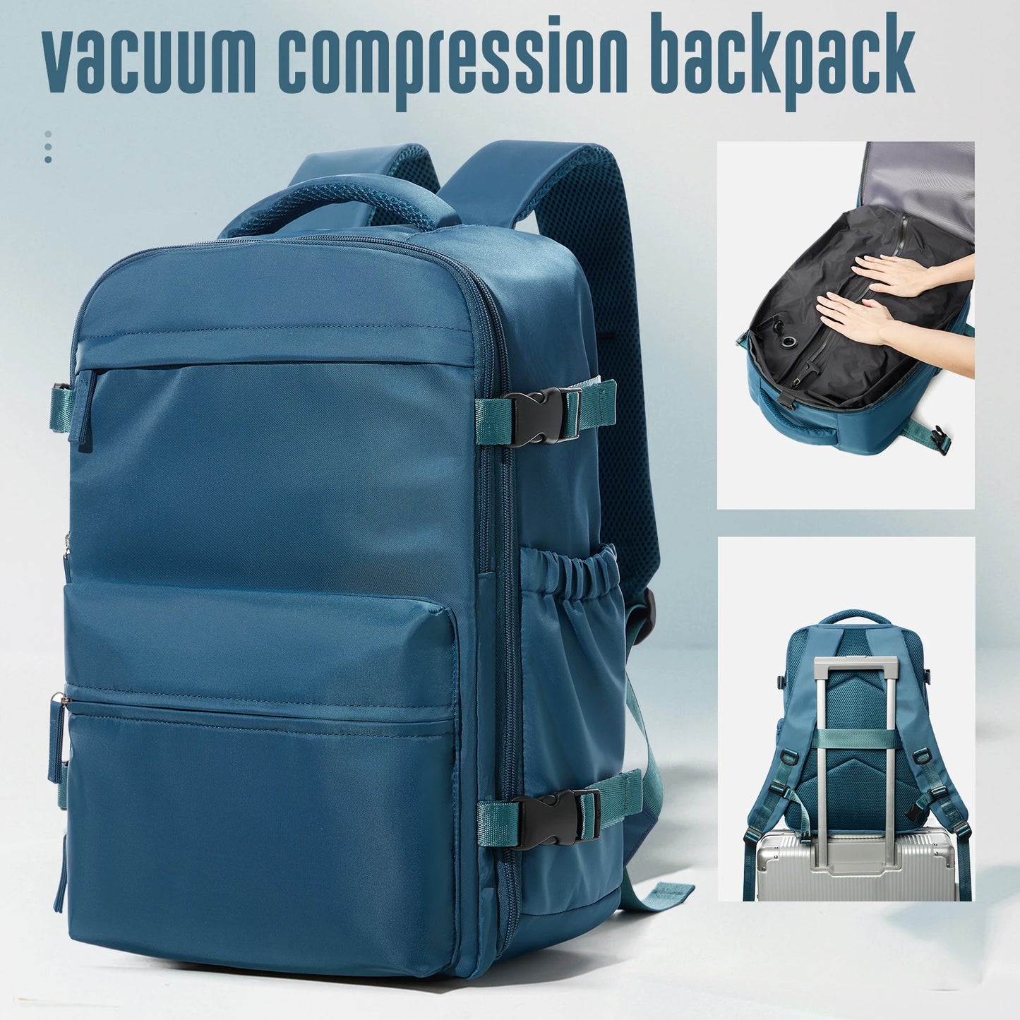 VacPack™ Expandable Vacuum Travel Backpack