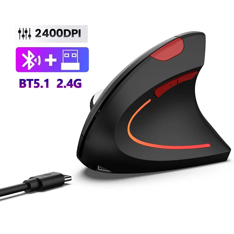 ErgoLift™ Vertical Wireless Mouse