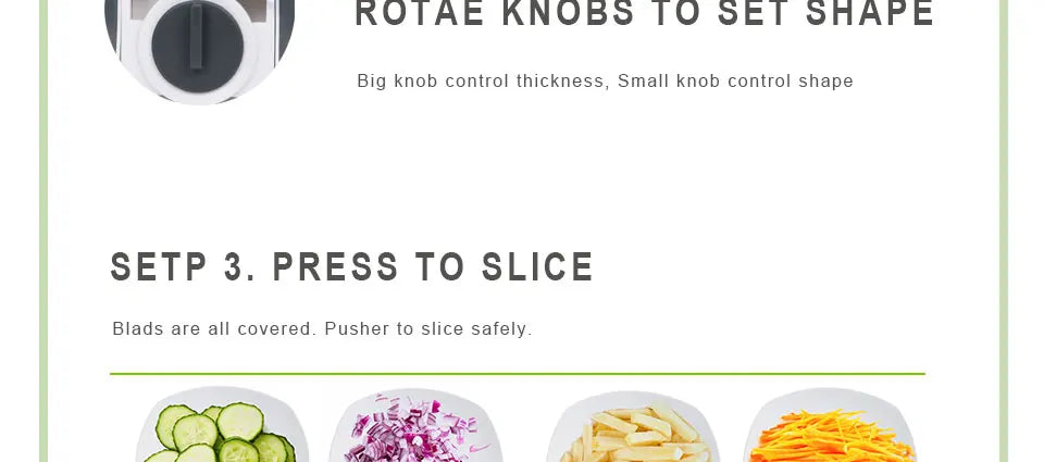 SliceMaster™ Multifunction Mandoline Slicer