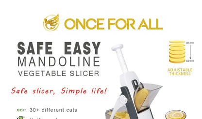 SliceMaster™ Multifunction Mandoline Slicer